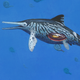 Artistic impression of Ichthyosaurus with embryo. (Image: Joschua Knuppe)